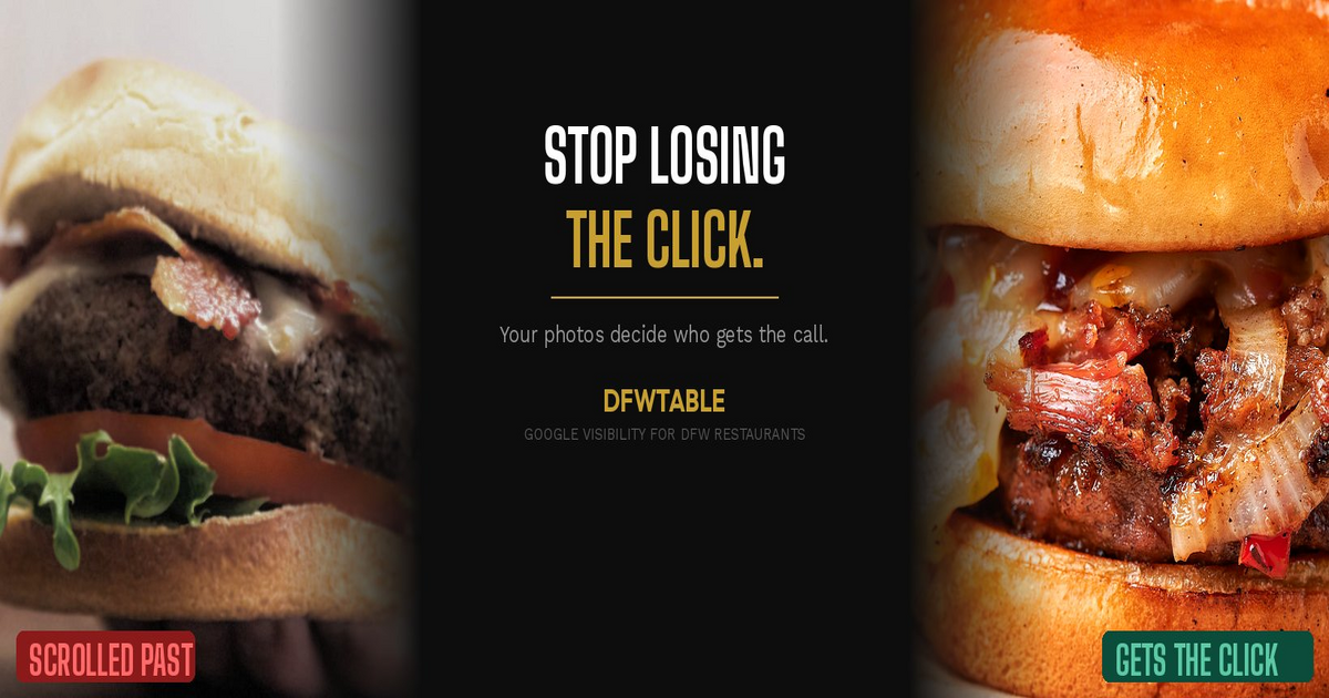 Google Business Profile optimization for DFW restaurants stop losing the click
